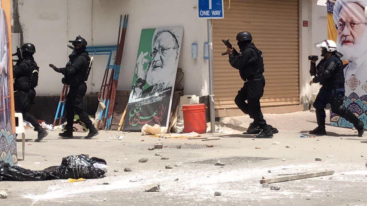 یورش نیروهای امنیتی به مردم بحرین