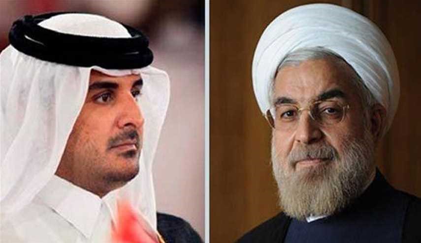 روحاني خلال اتصال من أمير قطر يؤكد على مواصلة التعاون الاقليمي