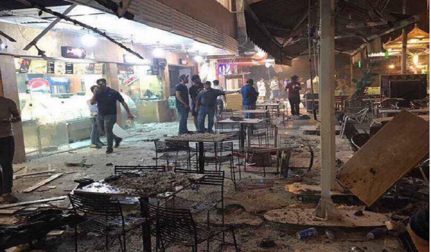 بالصور.. استشهاد 11 مدنيا واصابة 47 بانفجار الكرادة