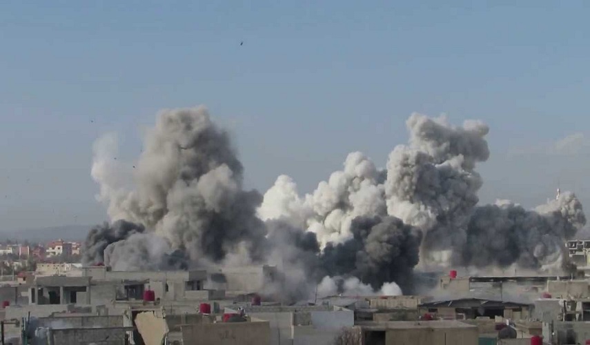صاروخ ايراني أصاب مقر قيادة "داعش" وقتل 50 منهم