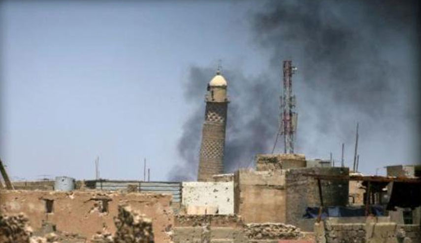 شاهد..صور للمنارة الحدباء في الموصل بعد تفجيرها