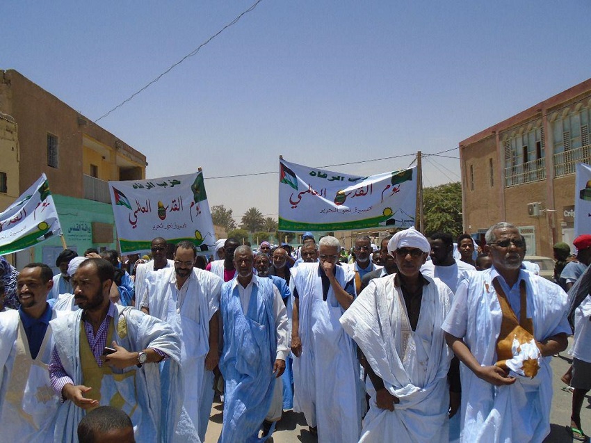 شاهد احياء يوم القدس العالمي في موريتانيا