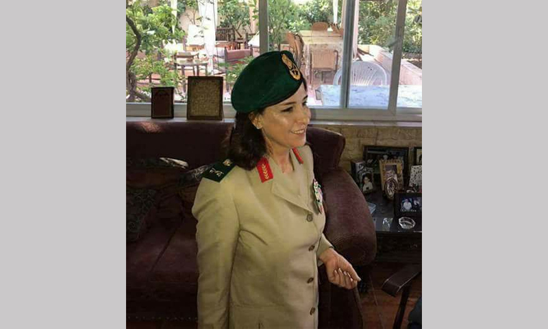 بالصور .. أول امرأة برتبة لواء في الجيش السوري