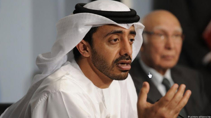 خام‌گویی وزیر خارجه امارات درباره قطر