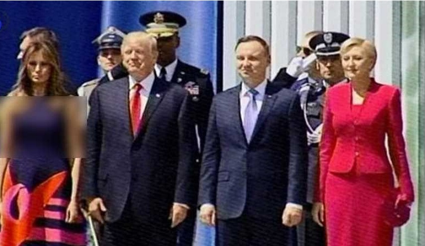 كيف احرجت زوجة الرئيس البولندي دونالد ترامب امام ميلانيا!