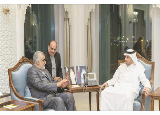 استقبال نخست وزير قطر از مقام ايراني