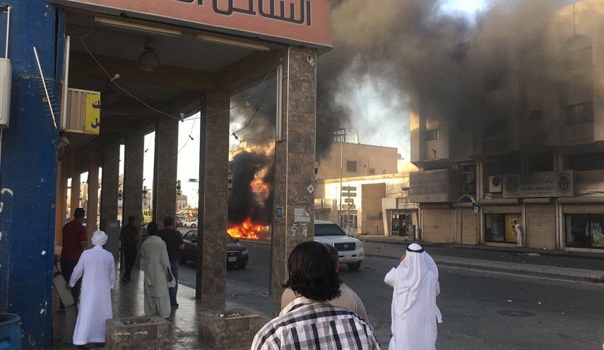انفجارات متتالية تهز العوامية شرق السعودية بعد سقوط شهيد