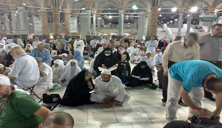 صور للحجاج الايرانيين في مكة المكرمة