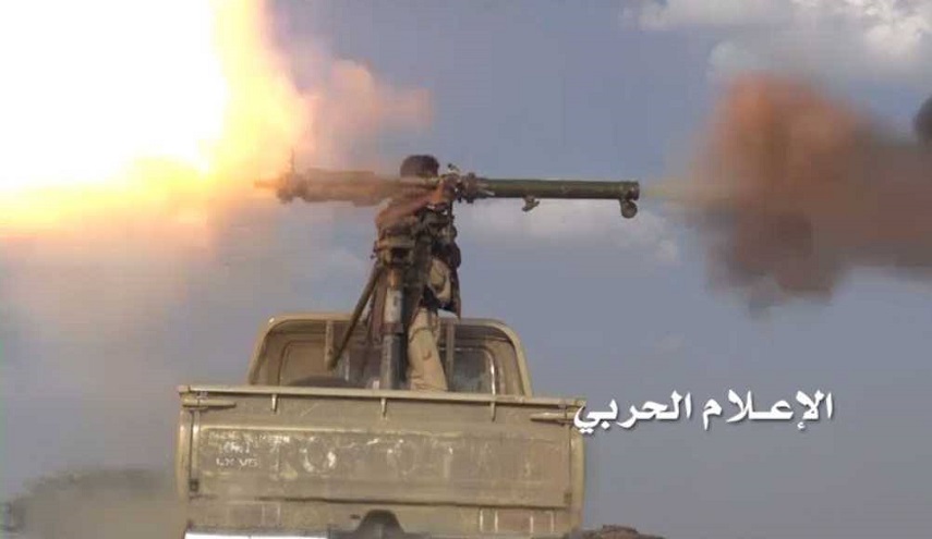 الجيش اليمني يدك مواقع مرتزقة العدوان السعودي الأمريكي في صرواح