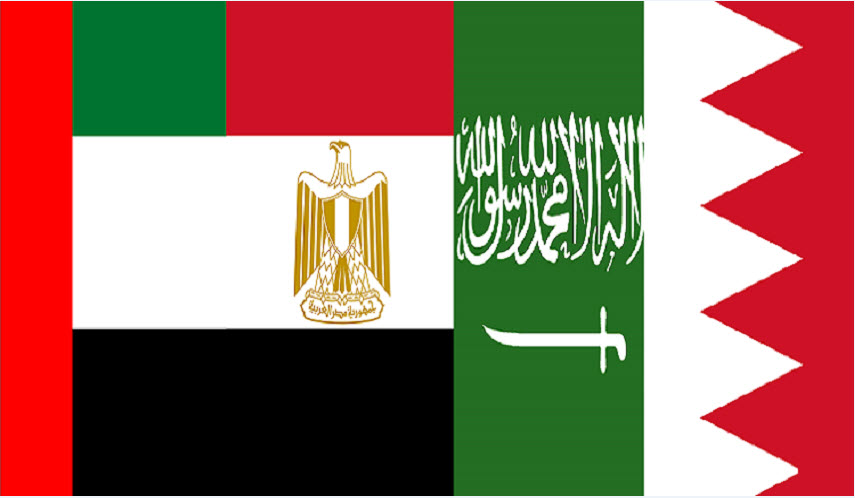 السعودية والإمارات ومصر والبحرين ترد على تصريح قطري