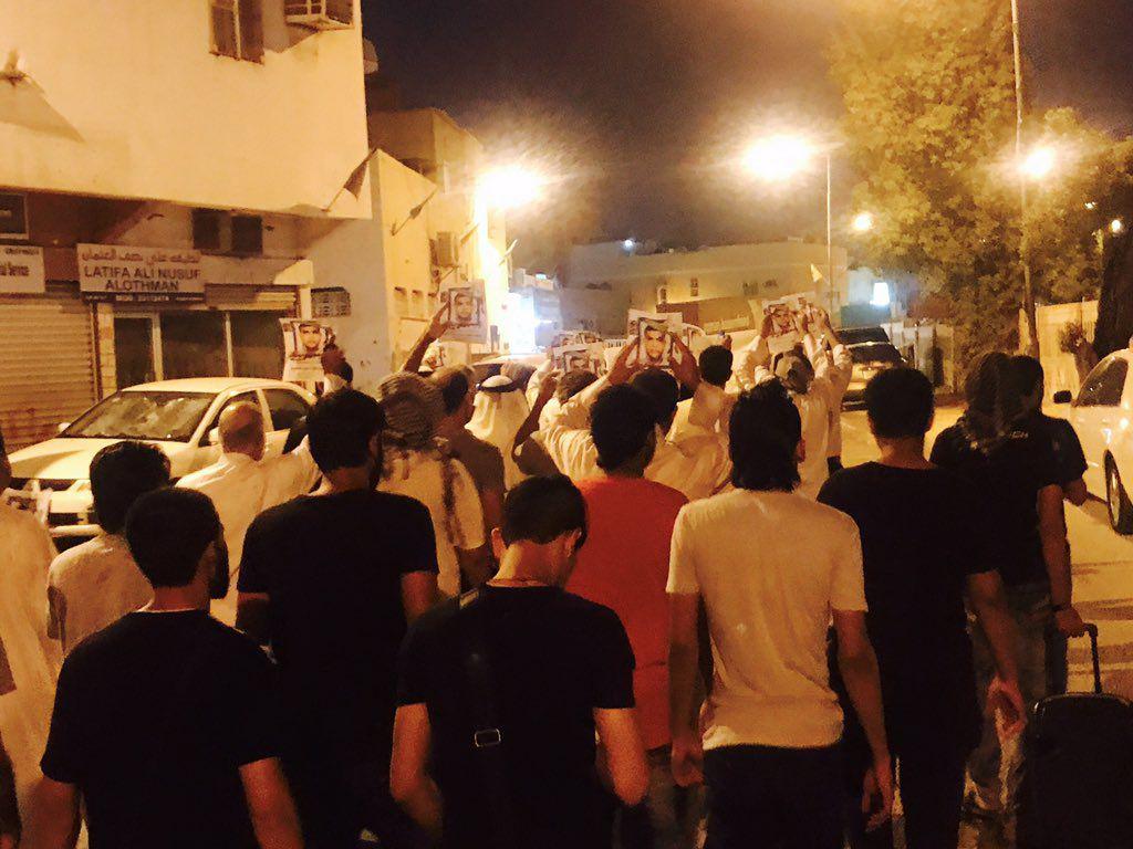 تظاهرات گسترده در مناطق مختلف بحرین+عکس