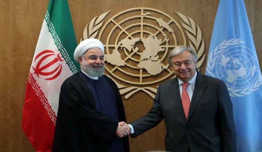روحاني يؤكد استعداد إيران لتعزيز التعاون مع منظمة الامم المتحدة