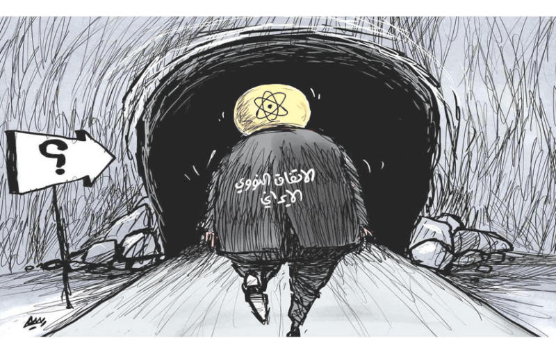 کاریکاتور ارگان تبلیغی سعودی درباره برجام