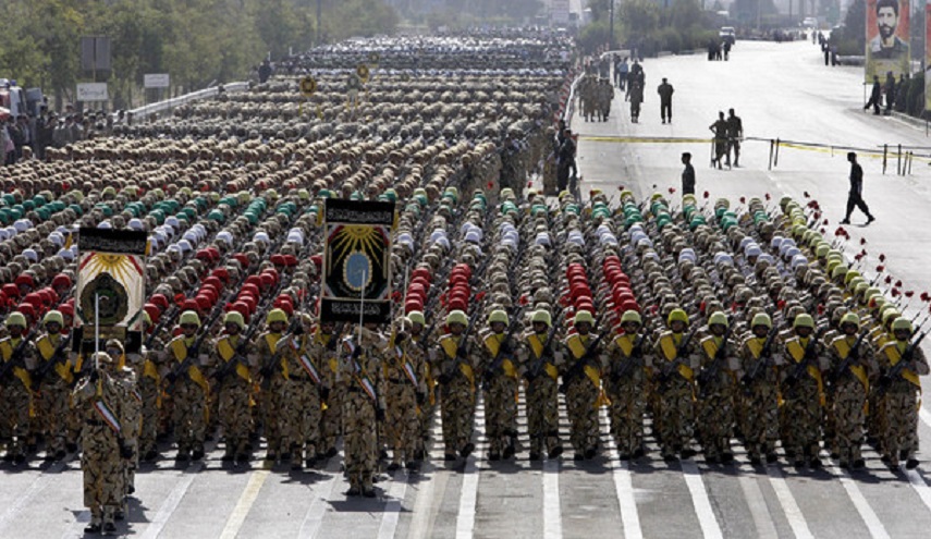 رسالة الجيش الايراني في عرضه العسكري باسبوع الدفاع المقدس...