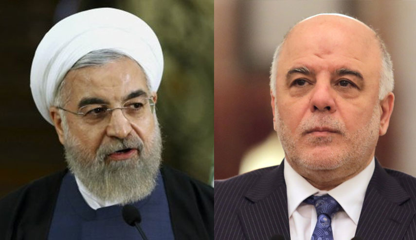 روحاني يهاتف العبادي ويؤكد موقف ايران الرافض لاستفتاء كردستان