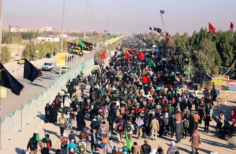 محافظة خوزستان تقيم 800 موكب على حدود العراق بمناسبة الأربعين