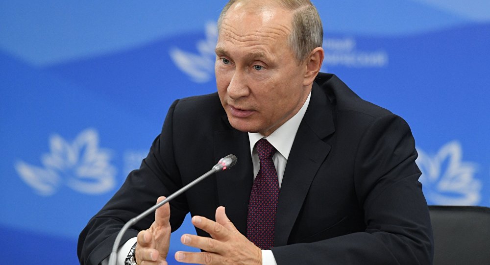 بوتين: روسيا مستمرة في تقديم المساهمة المجدية لتسوية الوضع في سوريا