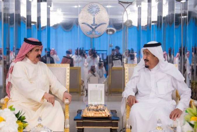 دیدار پادشاه بحرین با همتای سعودی اش در جده