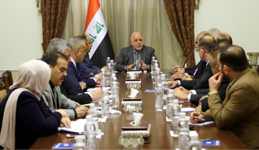 العبادي يؤكد موقف العراق الثابت بالغاء نتائج الاستفتاء