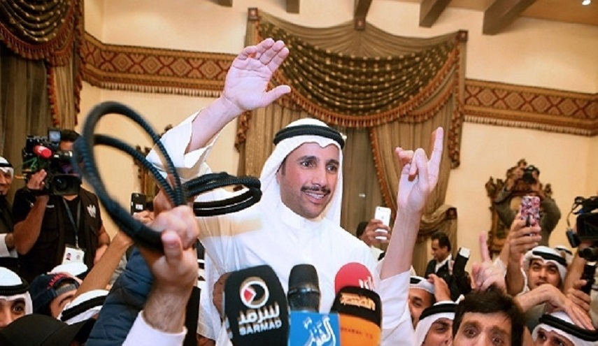 استقبال حافل لرئيس مجلس الأمة الكويتي بعد اهانته لـ"اسرائيل" + صور