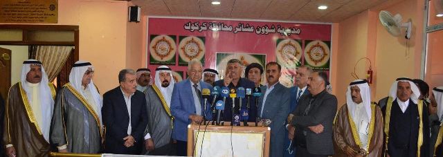 عشائر بكركوك تدعو لحل مجلس المحافظة وتشكيل آخر لحين إجراء الانتخابات