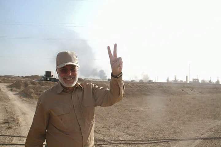 ابومهدی المهندس در پشت خط مقدم جبهه القائم 