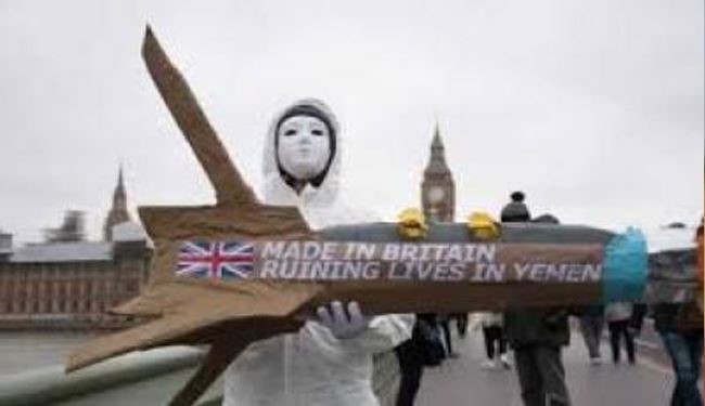 ادامه فشار بر دولت انگلیس برای قطع صادرات اسلحه به عربستان