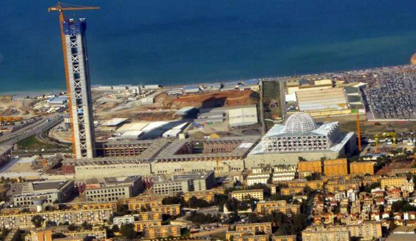 الجزائر.. ثالث أكبر مساجد العالم سيكون جاهزاً عام 2019