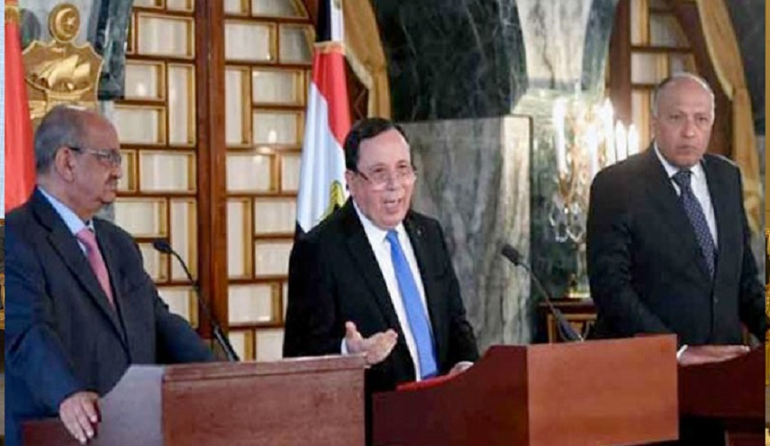 اجتماع ثلاثي لوزراء خارجية مصر والجزائر وتونس حول ليبيا