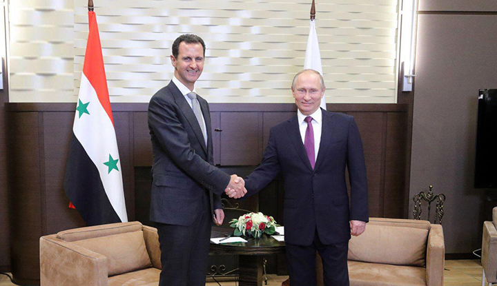 في زيارة مفاجئة.. الأسد يسبق قمة الرؤساء الى سوتشي ويلتقي بوتين