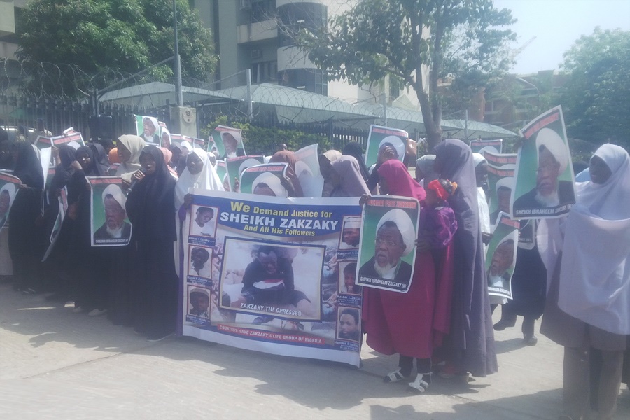 راهپیمایی زنان نیجریه برای آزادی شیخ زکزکی 