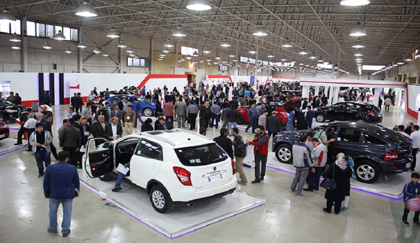 معرض السيارات الدولي يبدأ اعماله في طهران