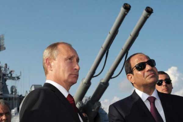 روسیه از پایگاه های مصر استفاده می کند
