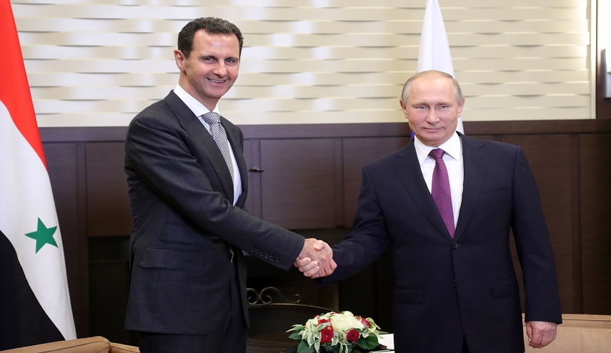 الأسد يبلغ بوتين رسالة الشعب السوري الهامة