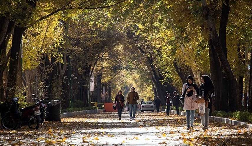 صور رائعة عن جمال فصل الخريف في اصفهان