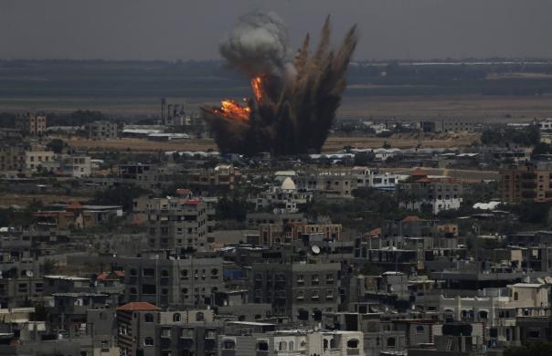 حمله ارتش رژیم صهیونیستی به پایگاه های مقاومت در نوار غزه