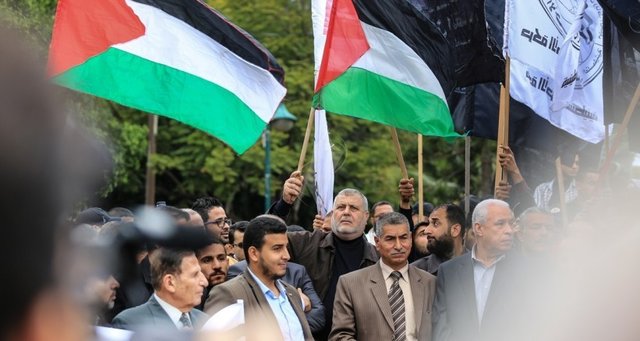 تظاهرات "روز خشم" در مناطق مختلف فلسطین آغاز شد