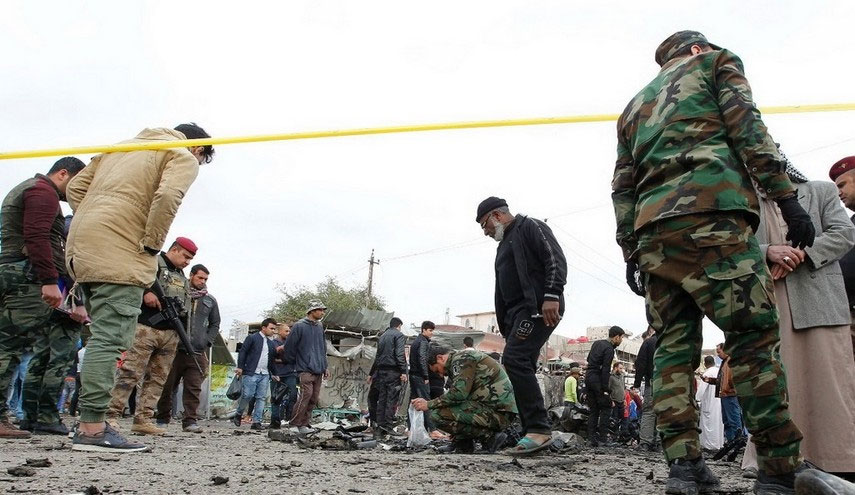 إصابة ثلاثة مدنيين بانفجار ناسفة جنوب غربي بغداد