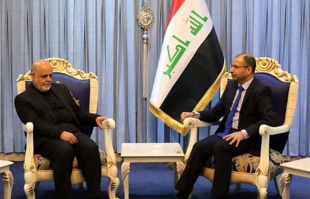 دیدار سفیر ایران و رئیس پارلمان عراق