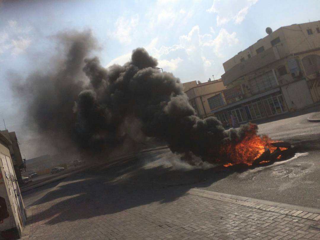 احتجاجات في البحرين بذكرى استشهاد الشيخ النمر	