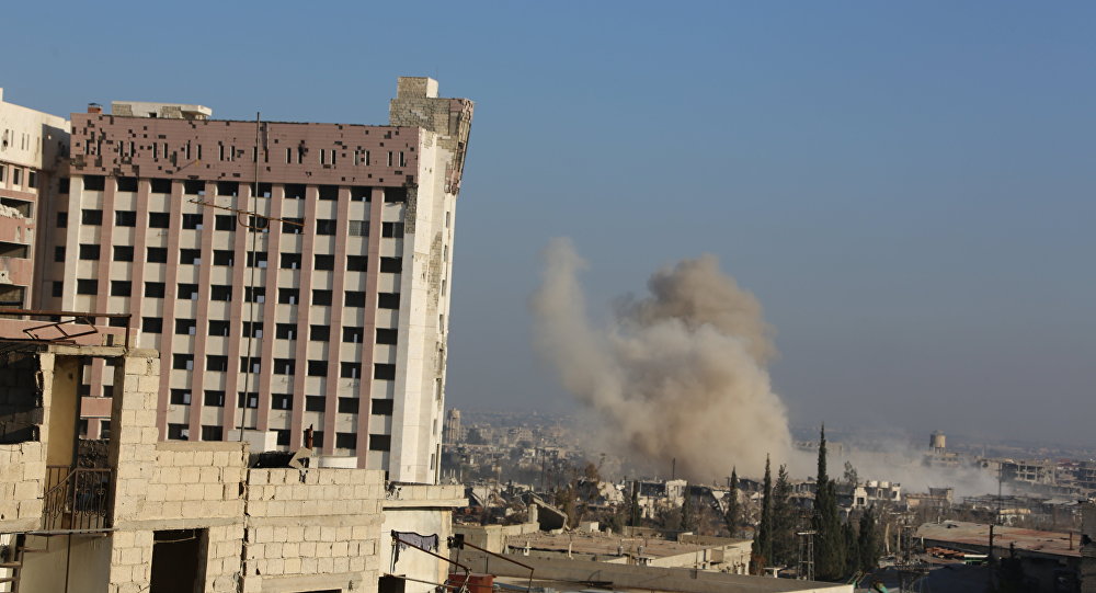 شهداء وجرحى في قصف صاروخي للمسلحين على أحياء دمشق