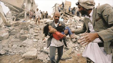 همدان یمن هدف حملات وحشیانه آل‌سعود