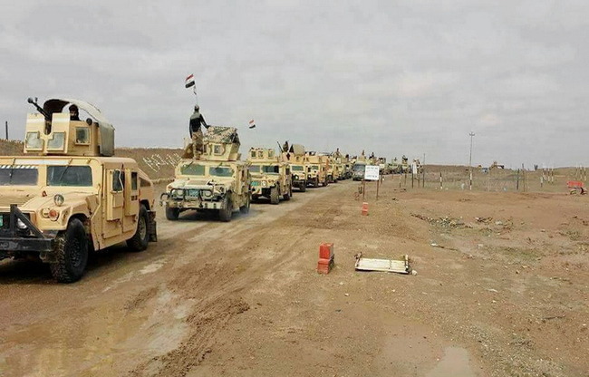 پاکسازی مرز عراق با عربستان و اردن از بقایای داعش