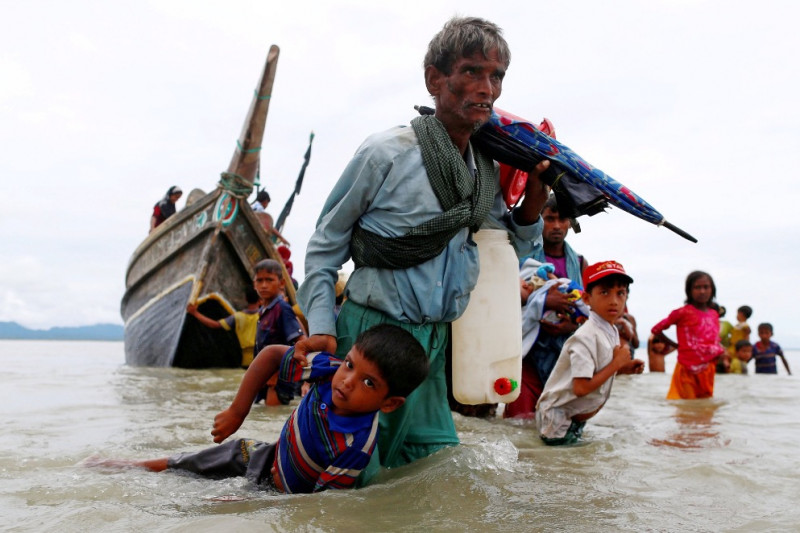 ادامه فرار  مسلمانان  روهینگیایی به بنگلادش