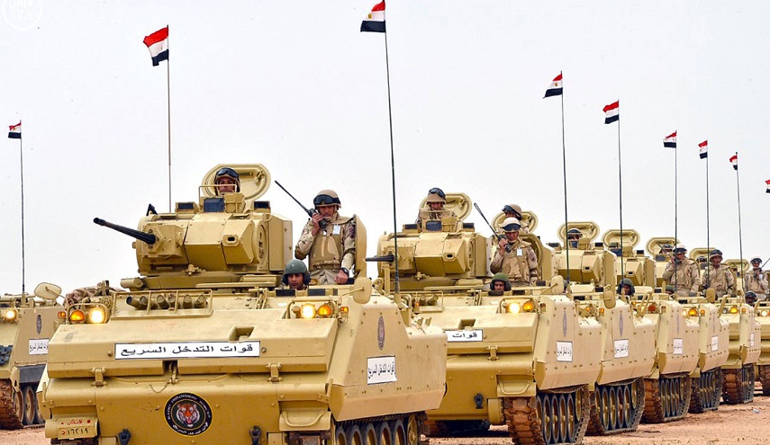  الجيش المصري يعلن تدمير  5 اوكارا ومقتل ارهابيا في سيناء