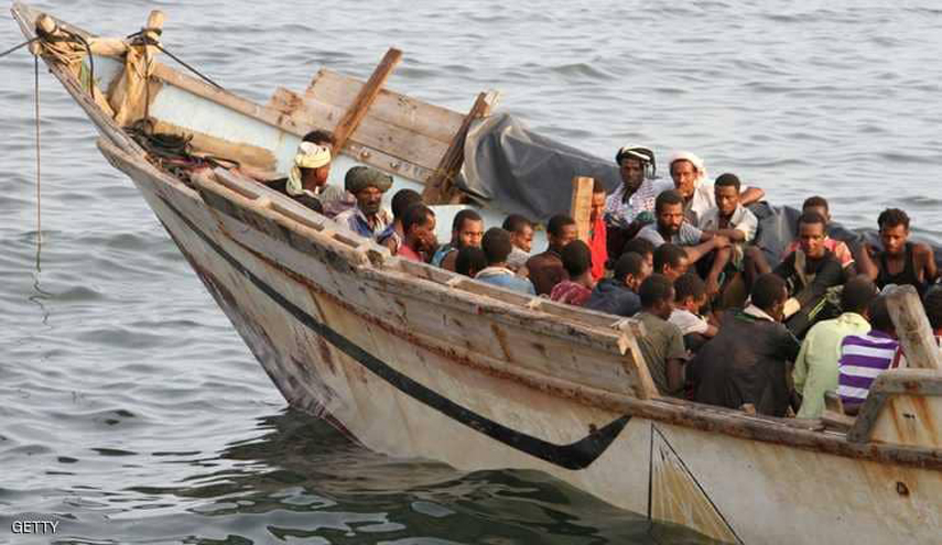 غرق عشرات المهاجرين قبالة ساحل اليمن