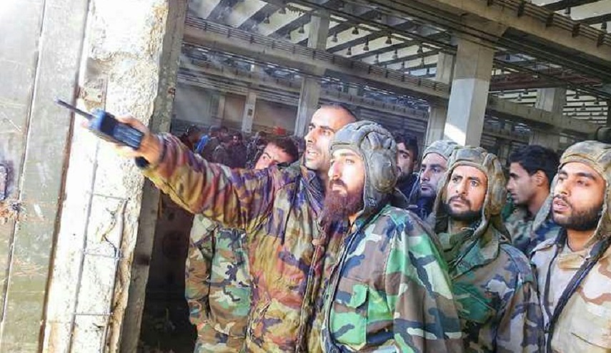 الجيش السوري يصد هجوما للارهابيين على إدارة المركبات بحرستا