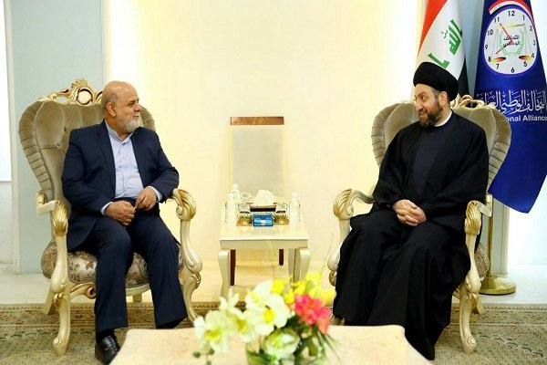 سفیر ایران در عراق و سید عمار حکیم دیدار کردند