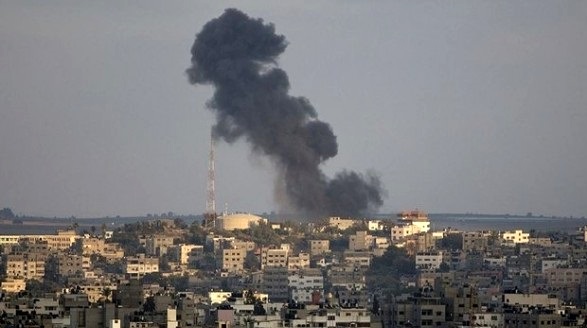حملات هوایی رژیم صهیونیستی به پایگاه نیروهای مقاومت در جنوب نوار غزه