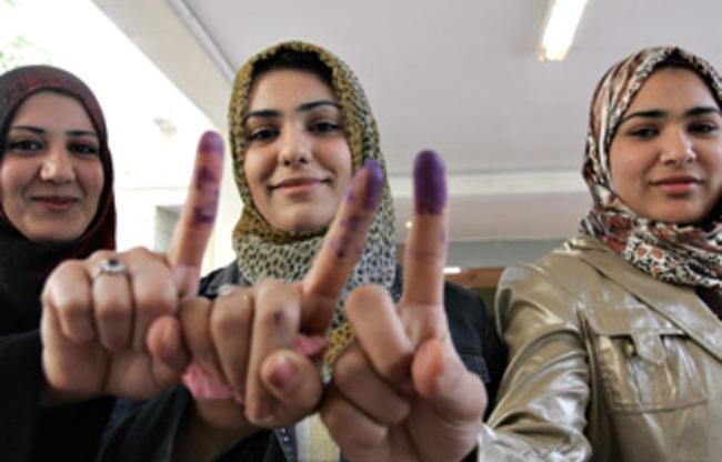 حضور المرأة في الانتخابات العراقية
